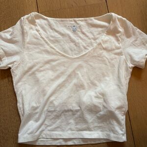 Brandy Melville White Short Sleeve Tee